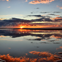 Buy canvas prints of Cleveleys Sunset by Jason Connolly