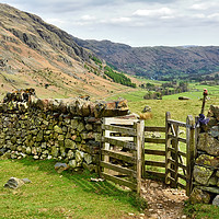 Buy canvas prints of Great Langdale valley by Jason Connolly