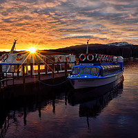 Buy canvas prints of Last Light At Windermere by Jason Connolly