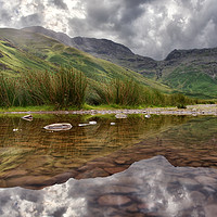 Buy canvas prints of Mickleden Reflections by Jason Connolly