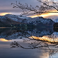 Buy canvas prints of Ullswater Sunset by Jason Connolly