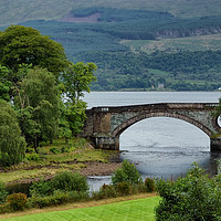 Buy canvas prints of Loch Fyne Bridge. by Jason Connolly