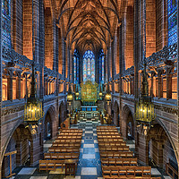 Buy canvas prints of The Lady Chapel, Liverpool by Jason Connolly