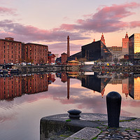 Buy canvas prints of Salthouse Dock Reflections. by Jason Connolly