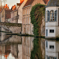 Buy canvas prints of Brugge Reflections by Jason Connolly
