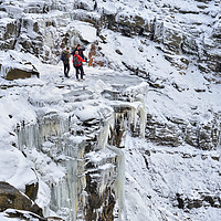 Buy canvas prints of Winter Time At Kinder Downfall by Jason Connolly