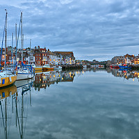 Buy canvas prints of Weymouth Harbour Dusk by Jason Connolly