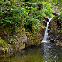 Buy canvas prints of Rydal Beck Falls by Jason Connolly
