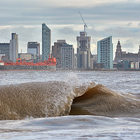 Buy canvas prints of Liverpool Waves. by Jason Connolly