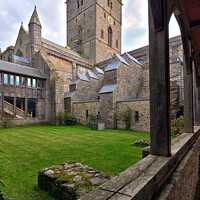 Buy canvas prints of St David's Cathedral. by Jason Connolly