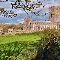 Buy canvas prints of St David's cathedral, Wales. by Jason Connolly
