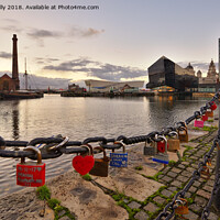Buy canvas prints of Liverpool Locks. by Jason Connolly