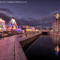 Buy canvas prints of Liverpool canal Link. by Jason Connolly