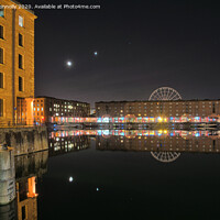 Buy canvas prints of Albert Dock Reflections. by Jason Connolly
