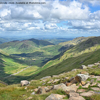 Buy canvas prints of Great Langdale. by Jason Connolly