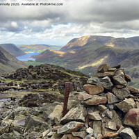 Buy canvas prints of Views towards Crummock Water. by Jason Connolly