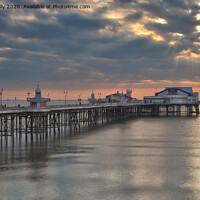 Buy canvas prints of North Pier Golden Hour. by Jason Connolly