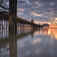 Buy canvas prints of Sunset Under North Pier by Jason Connolly