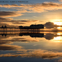 Buy canvas prints of North Pier Sunset. by Jason Connolly