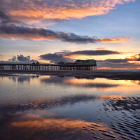 Buy canvas prints of Last Light At Blackpool. by Jason Connolly