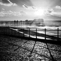 Buy canvas prints of Blackpool In Black And White. by Jason Connolly