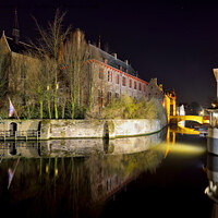 Buy canvas prints of Evening Time In Bruges. by Jason Connolly