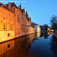 Buy canvas prints of Golden Light In Bruges. by Jason Connolly