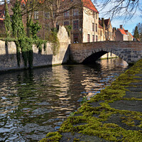 Buy canvas prints of Canals of Bruges. by Jason Connolly