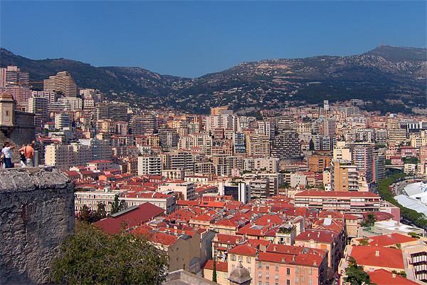 Monaco view Picture Board by Tom Gomez
