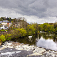 Buy canvas prints of The River at Blairgowrie and Rattray by Tom Gomez