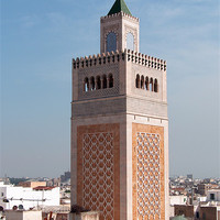 Buy canvas prints of El-Zitouna Minaret by Tom Gomez