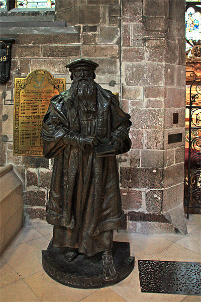 John Knox Statue Picture Board by Tom Gomez