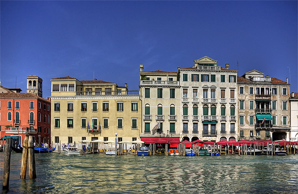 Across the Grand Canal Picture Board by Tom Gomez
