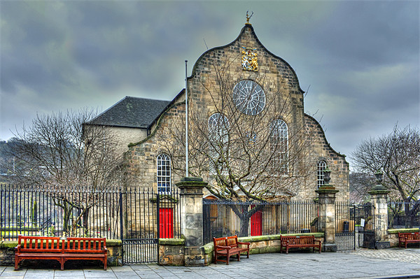 The Canongate Kirk Picture Board by Tom Gomez