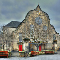 Buy canvas prints of The Canongate Kirk by Tom Gomez