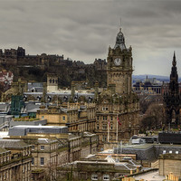 Buy canvas prints of Calton Hill View by Tom Gomez
