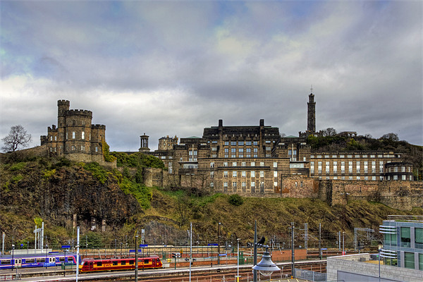 On top of Calton Hill Picture Board by Tom Gomez