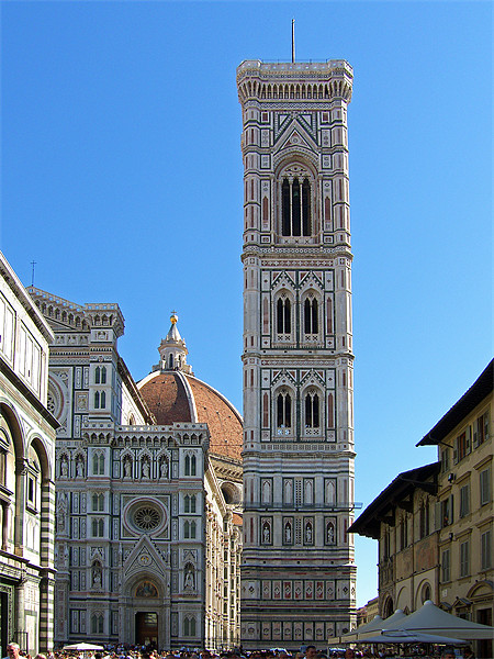 Campanile Tower and Duomo Picture Board by Tom Gomez
