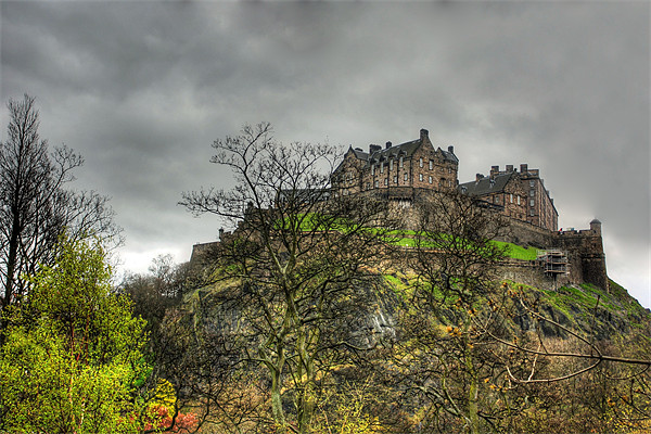 Edinburgh Castle Picture Board by Tom Gomez
