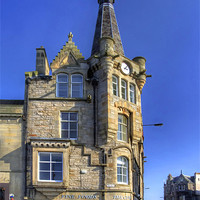 Buy canvas prints of Leith Clock Building by Tom Gomez
