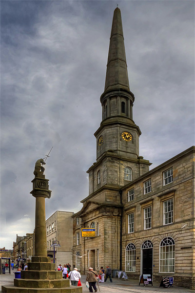 Mercat Cross and Guildhall Picture Board by Tom Gomez