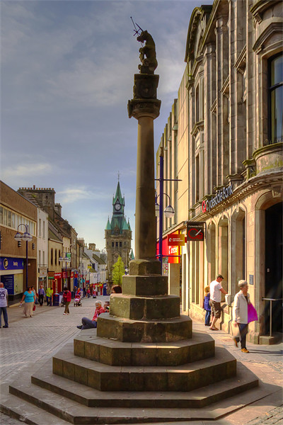 Mercat Cross and City Chambers Picture Board by Tom Gomez