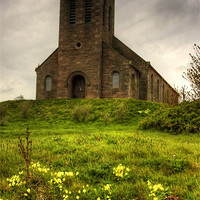 Buy canvas prints of St Abbs Church by Tom Gomez