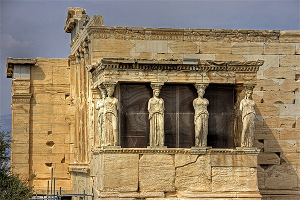 Porch of the Caryatids Picture Board by Tom Gomez