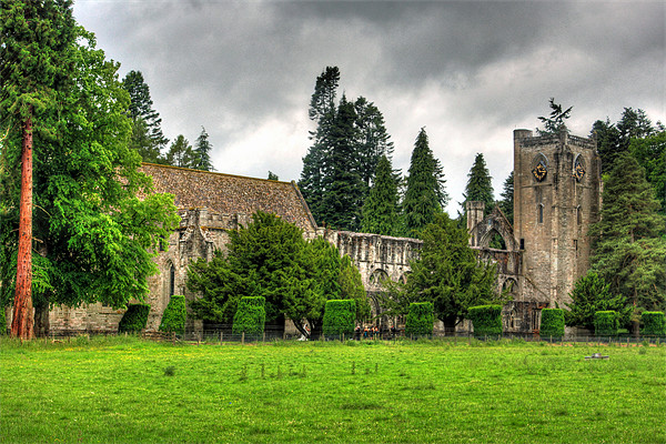 The Cathedral at Dunkeld Picture Board by Tom Gomez