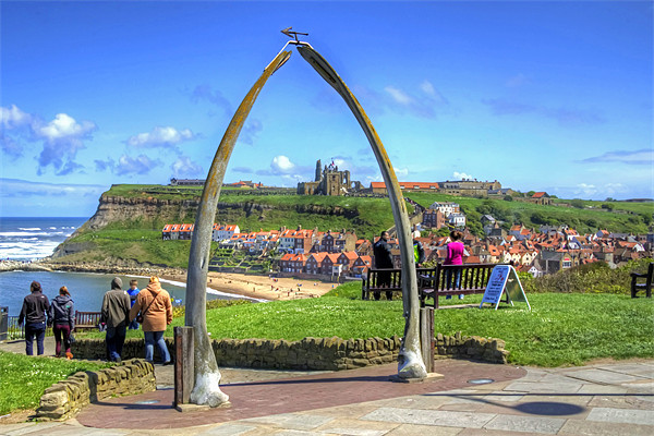 Through the Whale Bone Arch Picture Board by Tom Gomez