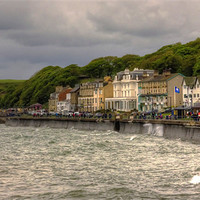 Buy canvas prints of A Grey Day in Filey by Tom Gomez