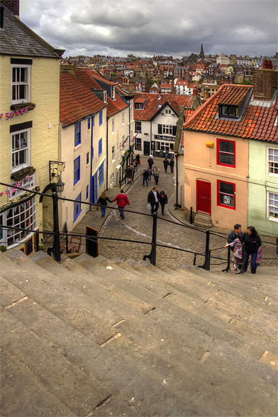 View from the Whitby Steps Picture Board by Tom Gomez
