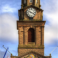 Buy canvas prints of The Town Hall in Berwick-upon-Tweed by Tom Gomez