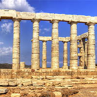 Buy canvas prints of The Temple of Poseidon by Tom Gomez